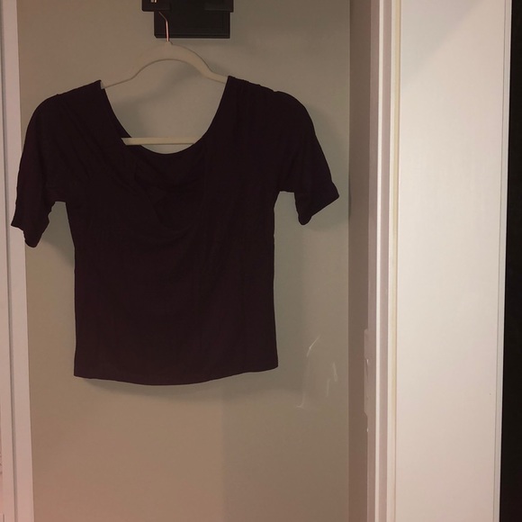 2/$20🍂Super Soft Criss Cross Back Tee - Picture 3 of 6